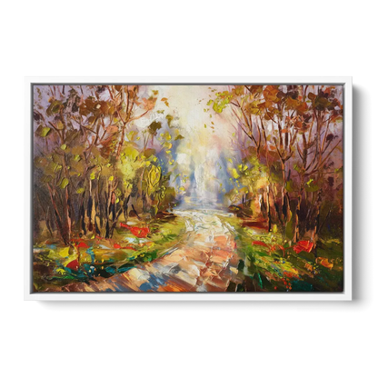 Fayetteville Nature Escape - White Frame Canvas