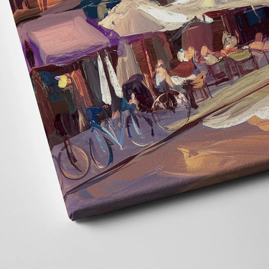 Asheville Downtown Landmarks Canvas Close Up