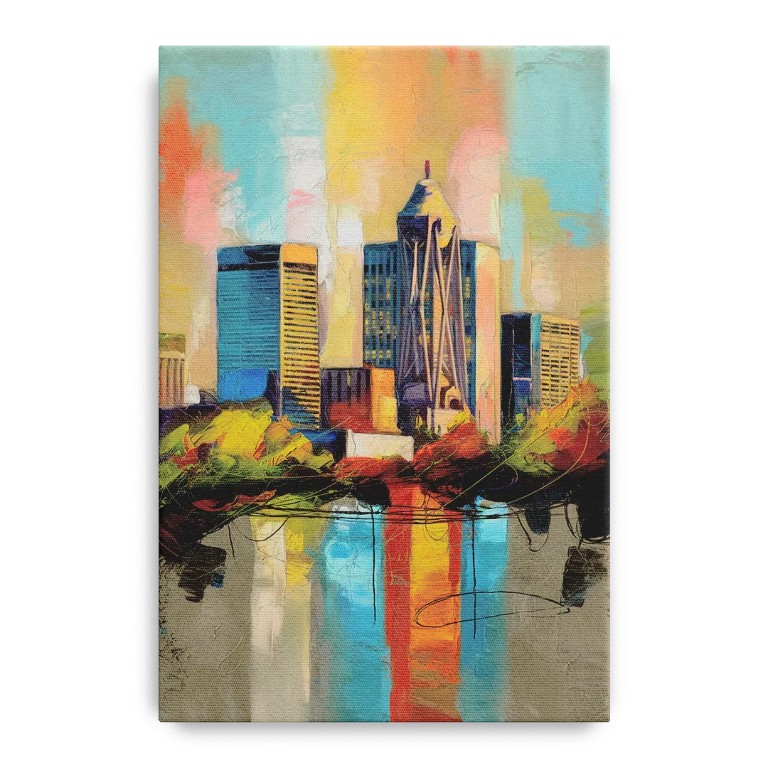 Birmingham Alabama Magic City - Canvas Wall Art