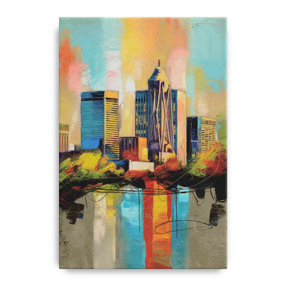 Birmingham Alabama Magic City - Canvas Wall Art