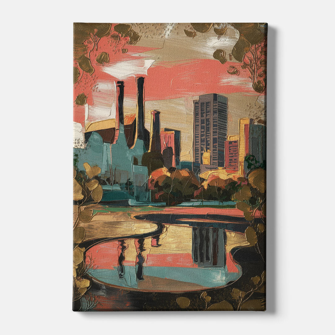 Birmingham Historic Landmarks - Canvas Wall Art