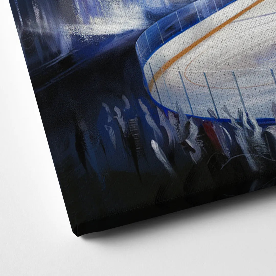 Tampa Bay Lightning Arena Lights Canvas Close Up