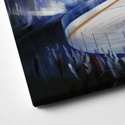 Tampa Bay Lightning Arena Lights Canvas Close Up