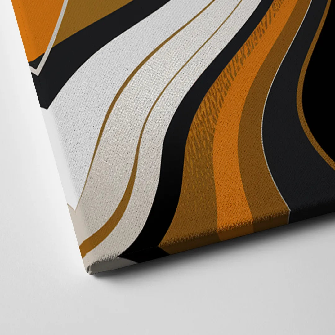 Anaheim Ducks Pride Canvas Close Up