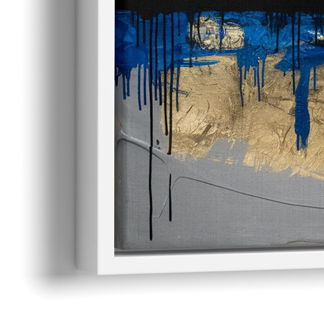 Orlando Magic Basketball Theme - Close-Up White Frame Canvas