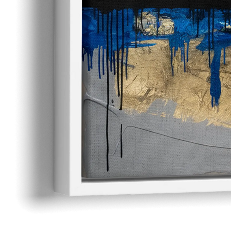 Orlando Magic Basketball Theme - Close-Up White Frame Canvas