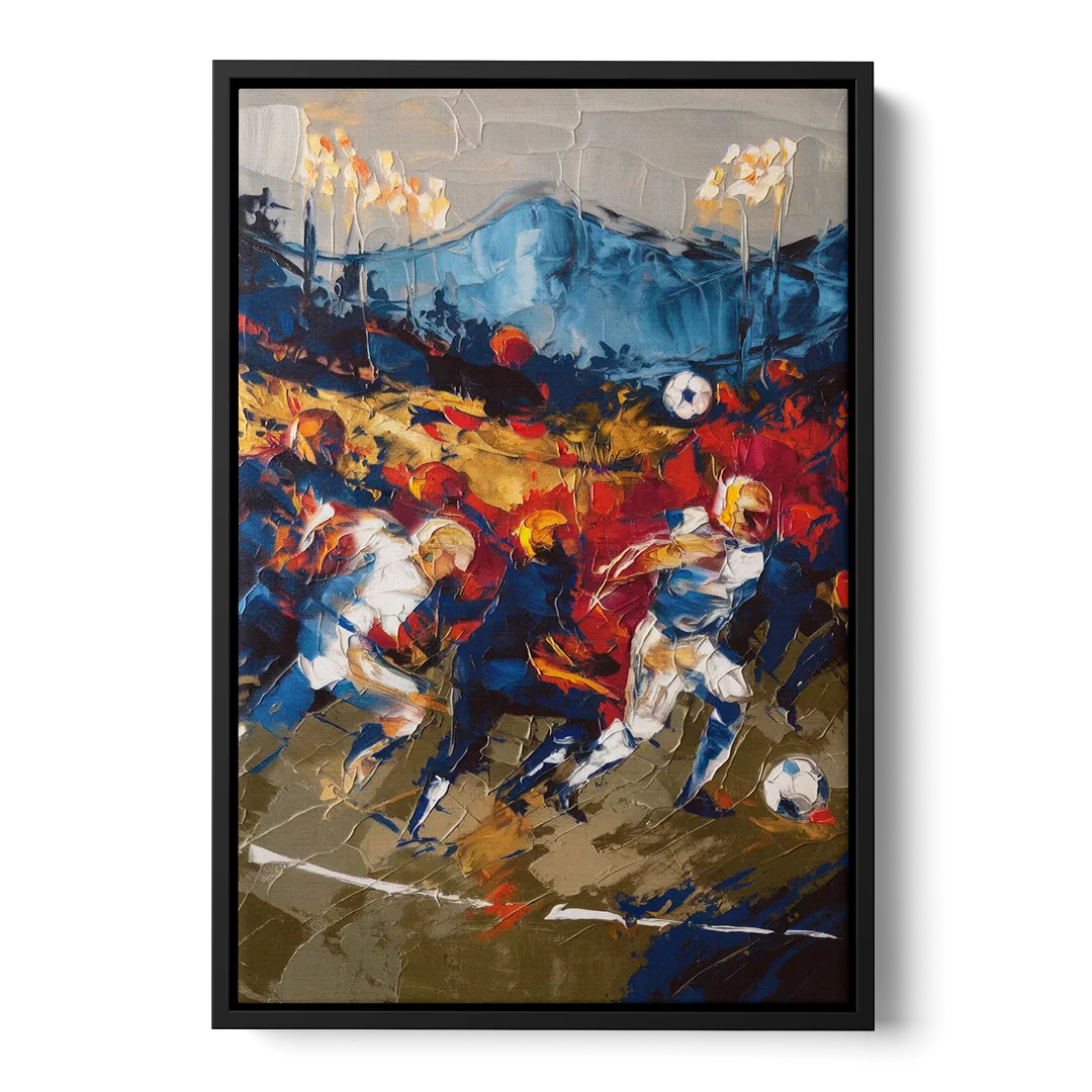 Asheville Sports Team Spirit - Black Frame Canvas