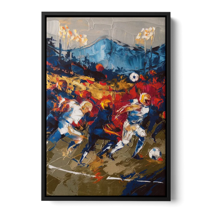 Asheville Sports Team Spirit - Black Frame Canvas