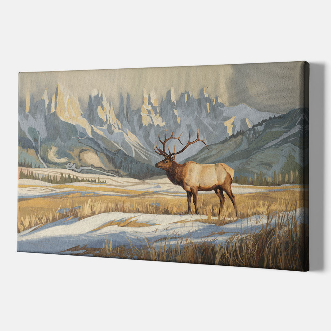Jackson Hole Wildlife Serenade - Canvas Wall Art Indoor