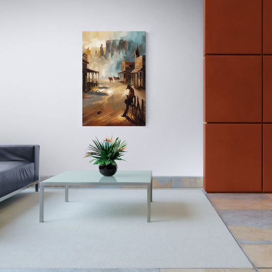 Tombstone Western Heritage - Canvas Wall Art Living Room