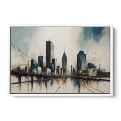 Montreal Museum of Fine Arts - White Frame Canvas