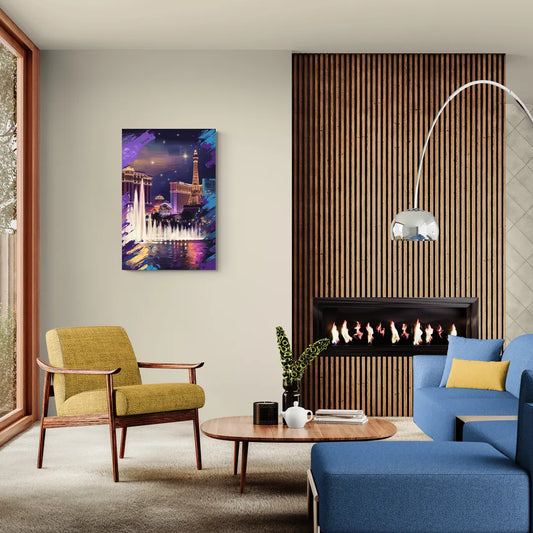 Henderson Vegas Vibes - Canvas Wall Art Living Room