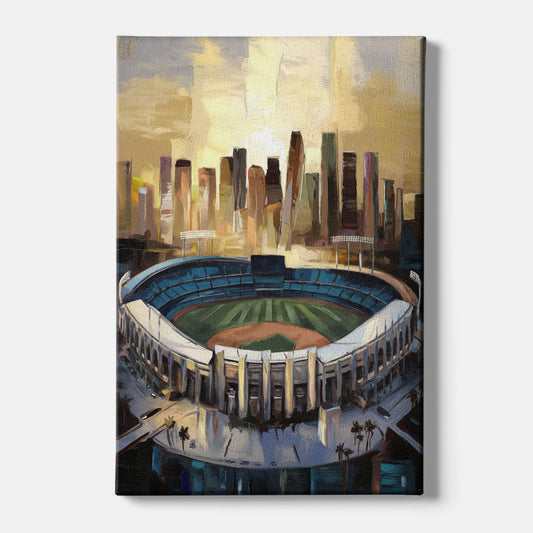 Los Angeles Dodgers Stadium - Canvas Wall Art