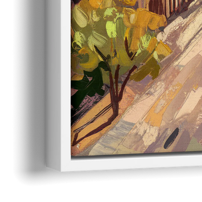 Madison Historic Architecture - Close-Up White Frame Canvas