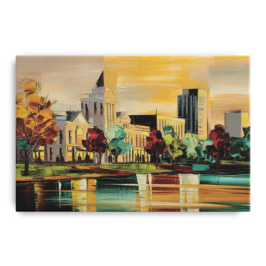 Huntsville Historic Downtown - Canvas Wall Art