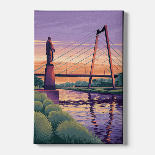 Wichita Riverfront Views - Canvas Wall Art