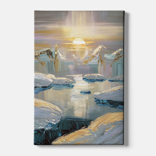 Anchorage Midnight Sun - Canvas Wall Art