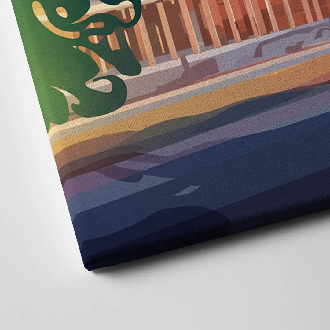 Fort Wayne Historic Landmarks Canvas Close Up