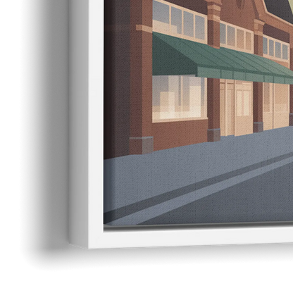 ByWard Market Charm - Close-Up White Frame Canvas