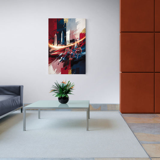 Washington Wizards Basketball - Canvas Wall Art Living Room