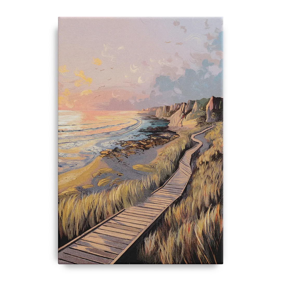 Anchorage Coastal Landscape - Canvas Wall Art