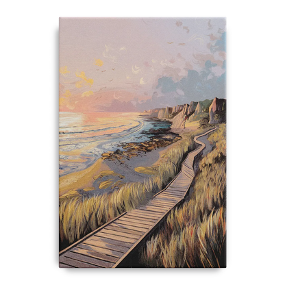 Anchorage Coastal Landscape - Canvas Wall Art