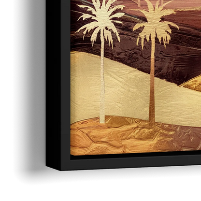 Anaheim Historic Landmarks - Close-Up Black Frame Canvas