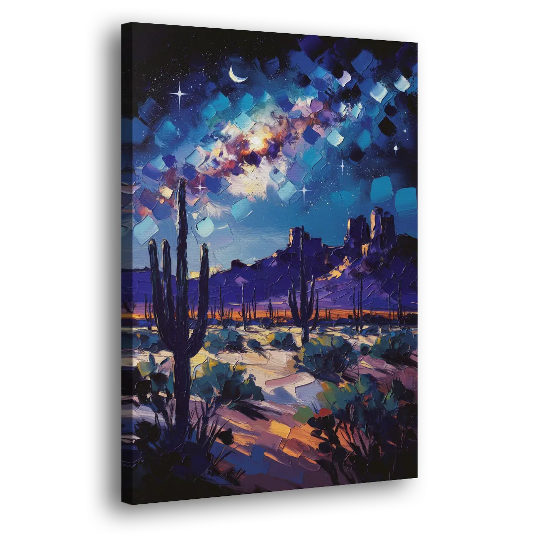 Chandler Desert Night Sky - Canvas Print Art Sides