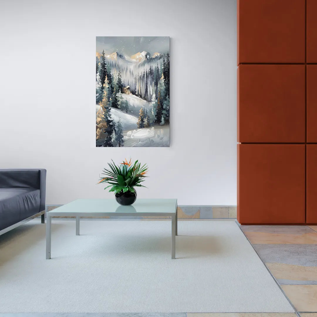 Vail Winter Wonderland - Canvas Wall Art Living Room