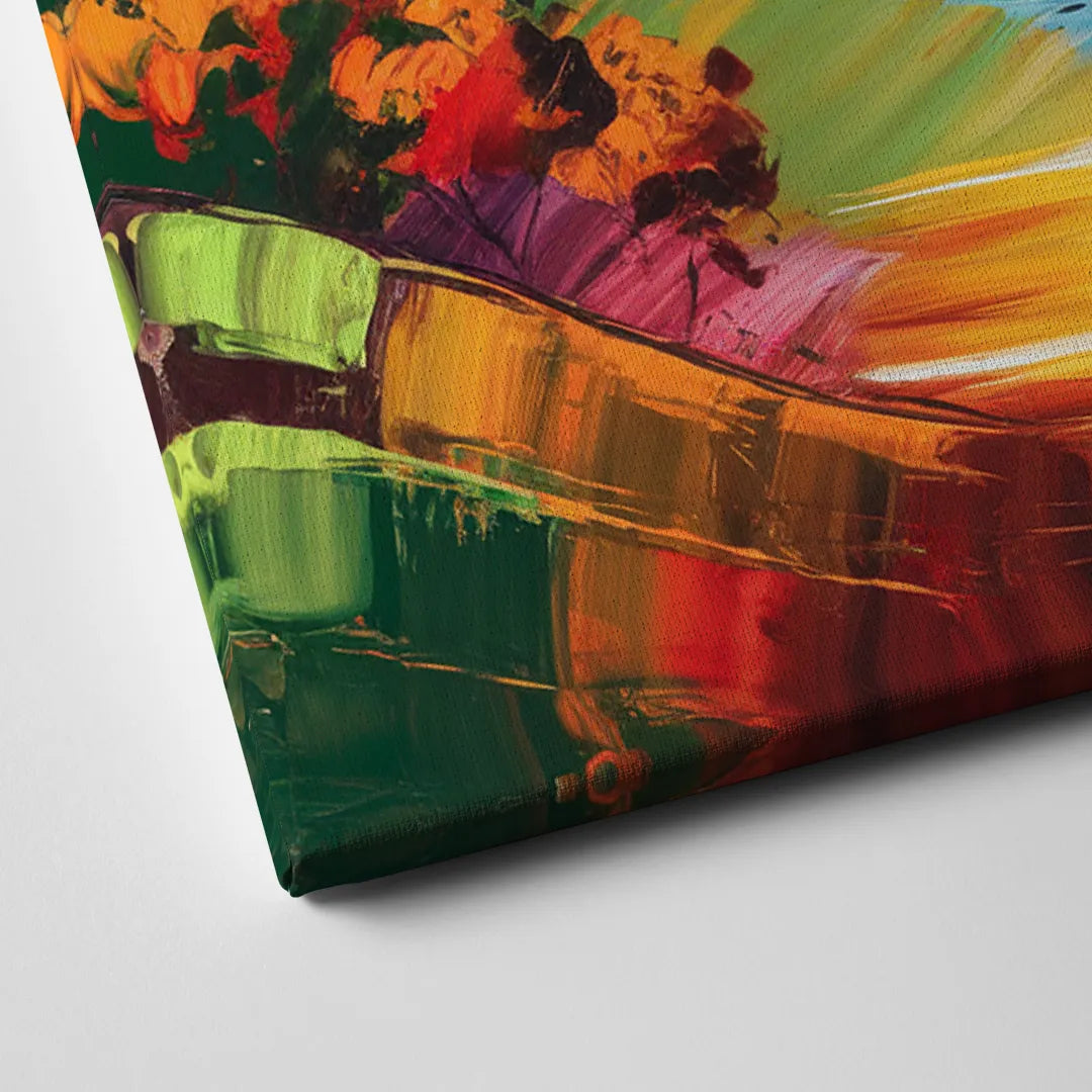San Jose Nature and Cityscape Canvas Close Up