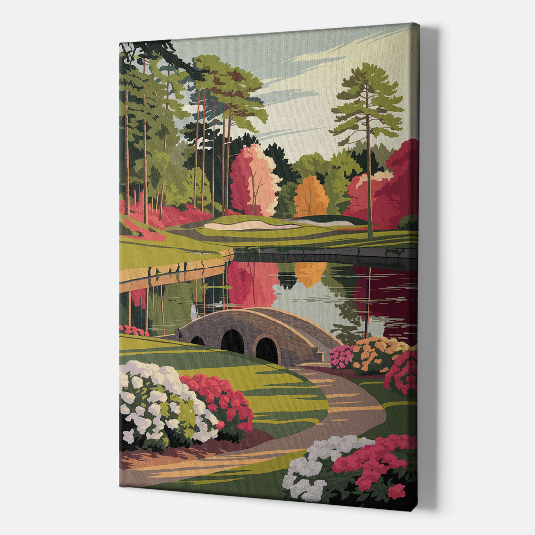 Augusta Golf Heritage Tribute - Canvas Wall Art Indoor