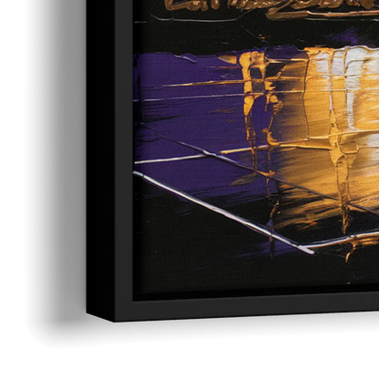 Los Angeles Lakers Legacy - Close-Up Black Frame Canvas