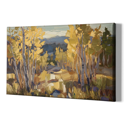 Aspen Wilderness Beauty - Canvas Print Art Sides