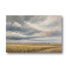 Abstract Landscape Canvas Art of the Open Prairie - Canvas Wall Art - Front