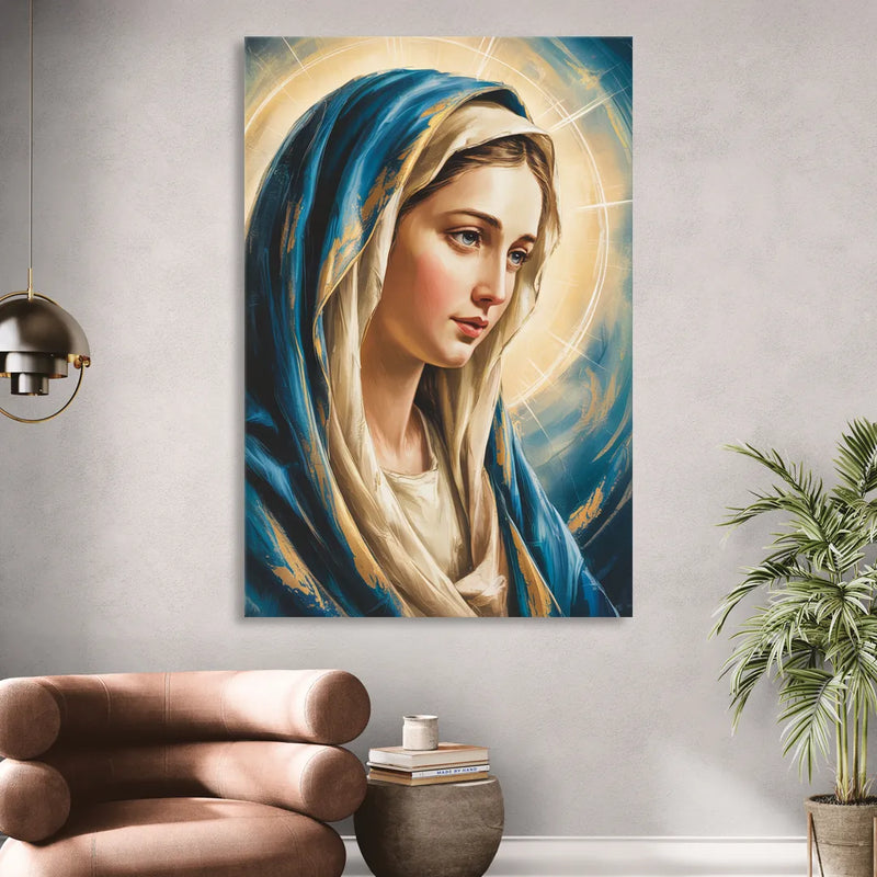 Abstract Marie Portrait Sitting Room - Canvas Wall Art