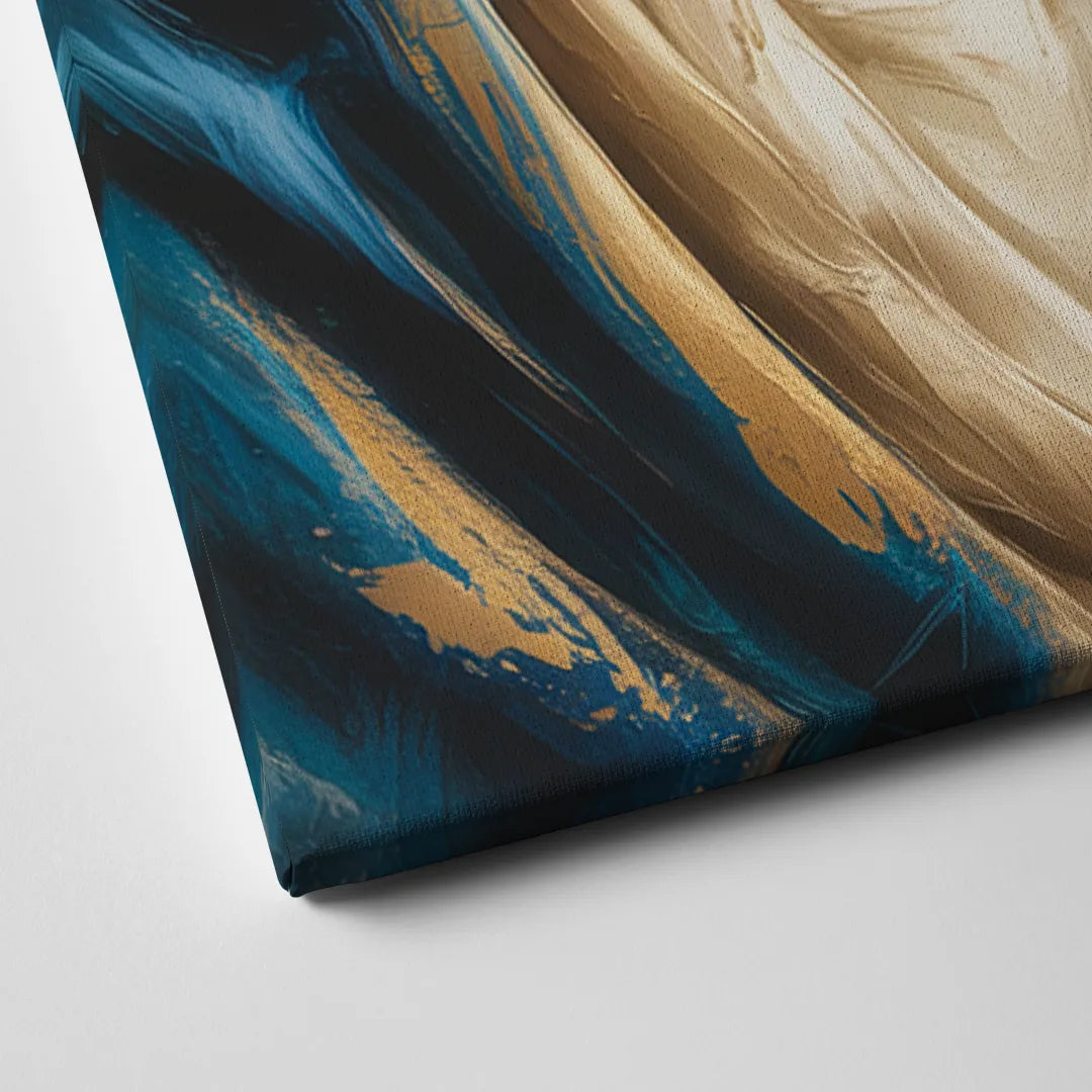Abstract Marie Portrait Canvas Close Up
