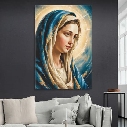 Abstract Marie Portrait Living Room - Canvas Wall Art