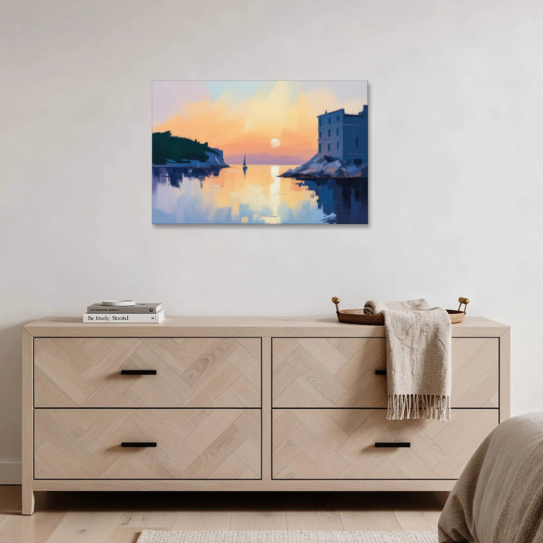 Adriatic Sunset - Canvas Wall Art - Coffee Table - 36x24