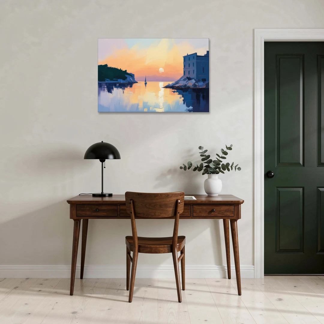 Adriatic Sunset - Canvas Wall Art - Office - 36x24