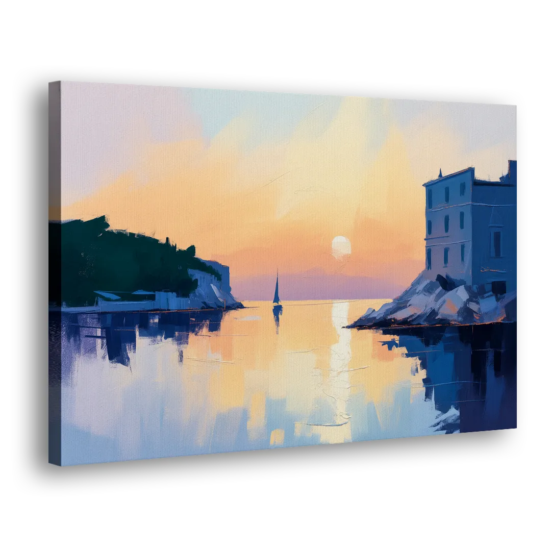 Adriatic Sunset Side - Canvas Wall Art