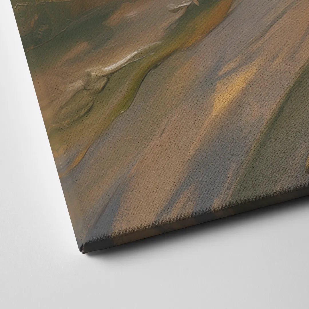 Aesthetic Christian Serene Hillscape Canvas Close Up