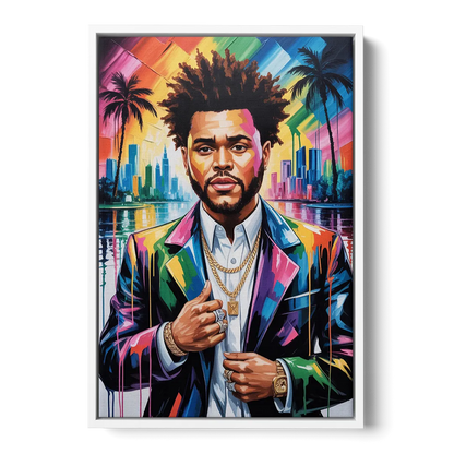 After Hours 2.0 - White Frame Canvas