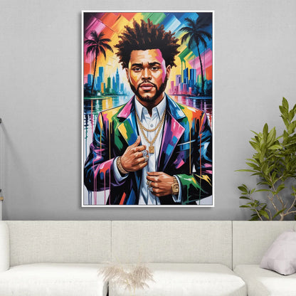 After Hours 2.0 Sitting Room - White Canvas Wall Art