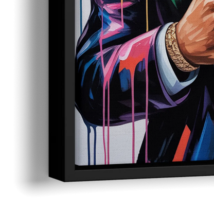 After Hours 2.0 - Close-Up Black Frame Canvas