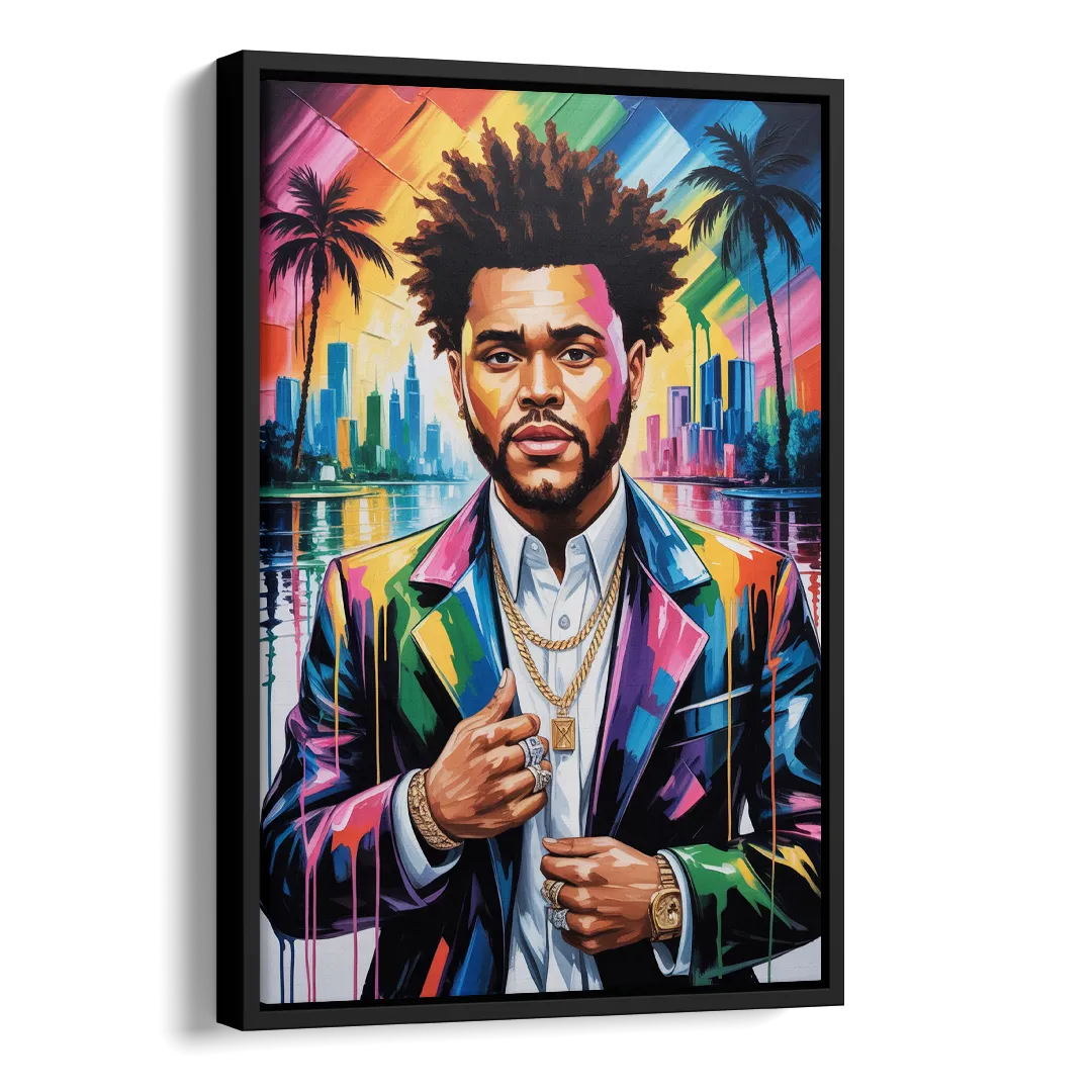 After Hours 2.0 Side - Black Canvas Wall Art