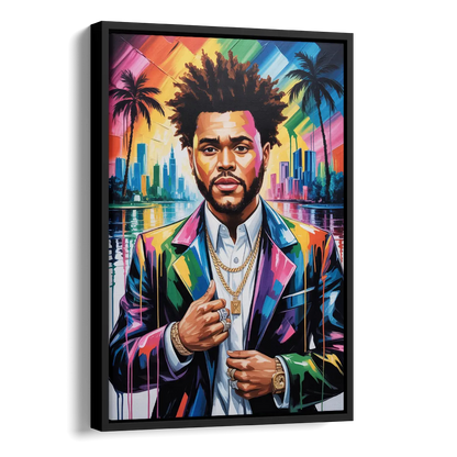 After Hours 2.0 Side - Black Canvas Wall Art