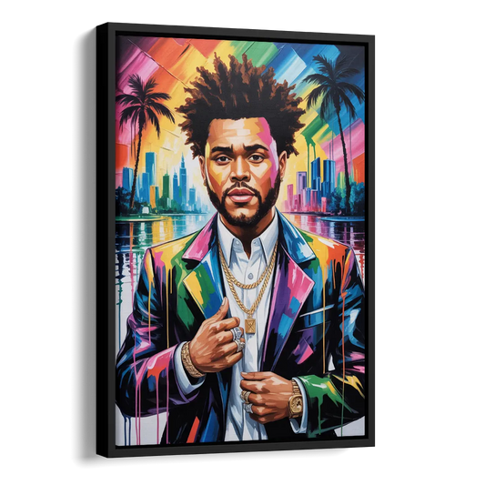 After Hours 2.0 Side - Black Canvas Wall Art