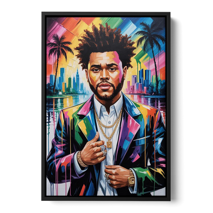 After Hours 2.0 - Black Frame Canvas