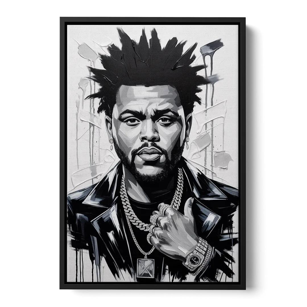 After Hours Front - Black Canvas Wall Art