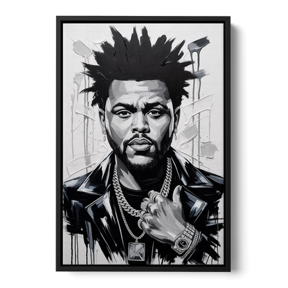 After Hours Front - Black Canvas Wall Art